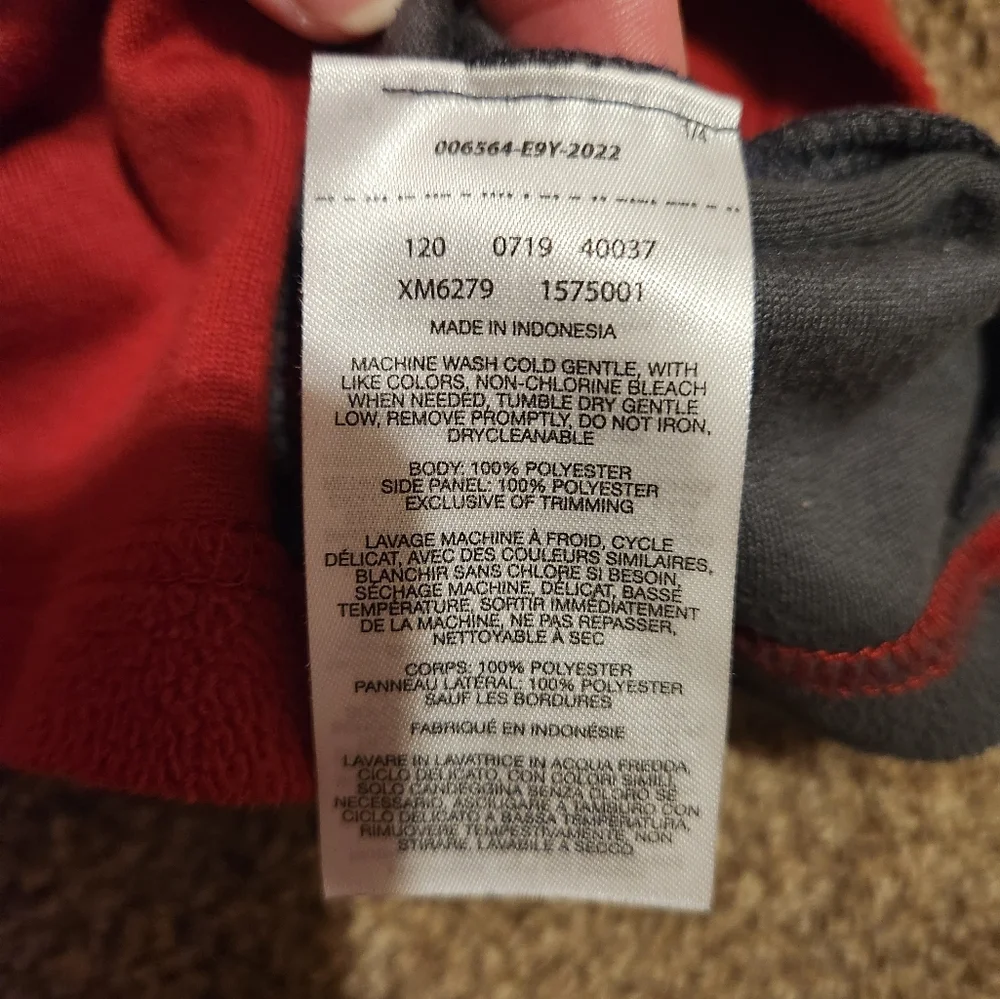 Columbia Men's XXL Red And Gray Pullover - Picture 2 of 8